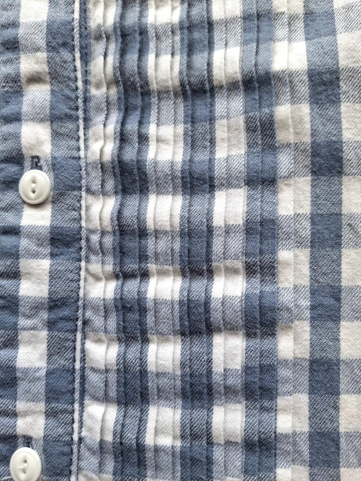 J.Crew Women’s Plaid Mini Dress with Peplum, Size 2, Blue and White, 100% Cotton