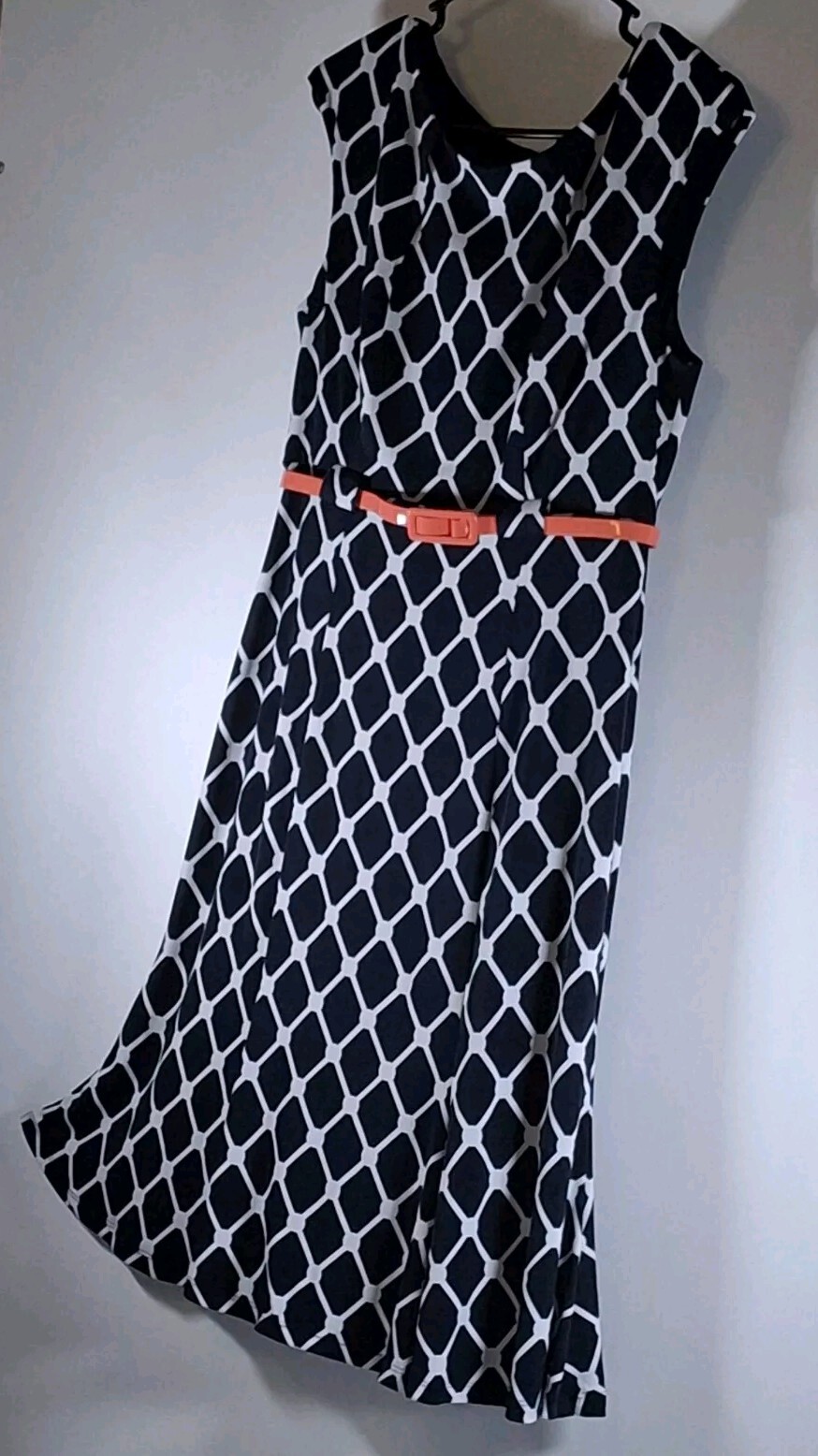 Connected Apparel With Flare Dash Of Color At Waist Easy Care Fabric Comfortable