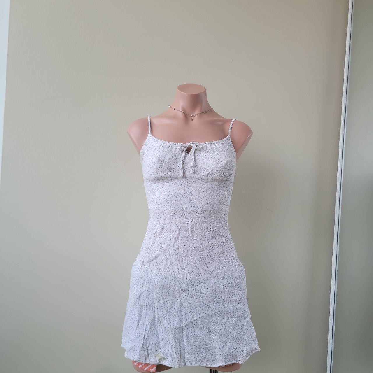 Wilfred Free White Floral Print Romantic Summer Camisole SunDress (S)