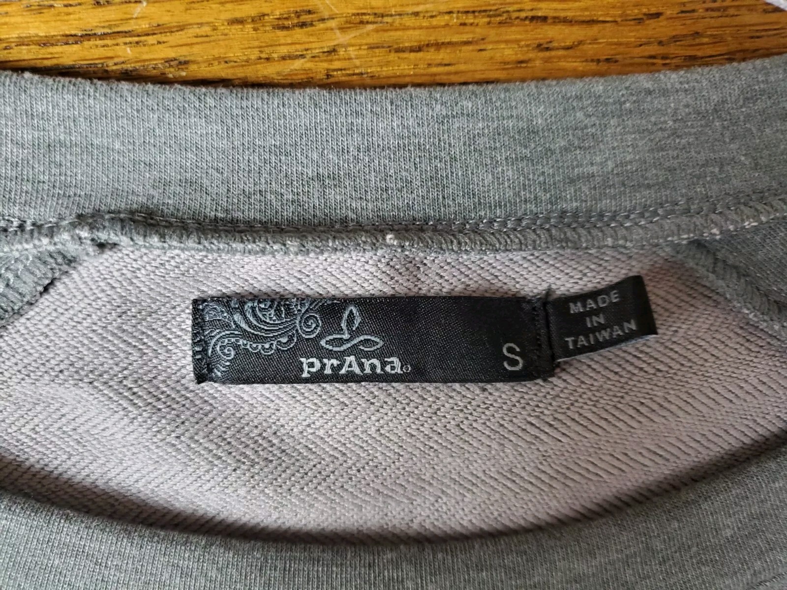 prAna Womens Small Rosie Dress Sweatshirt Pockets Green Long Sleeve Outdoor