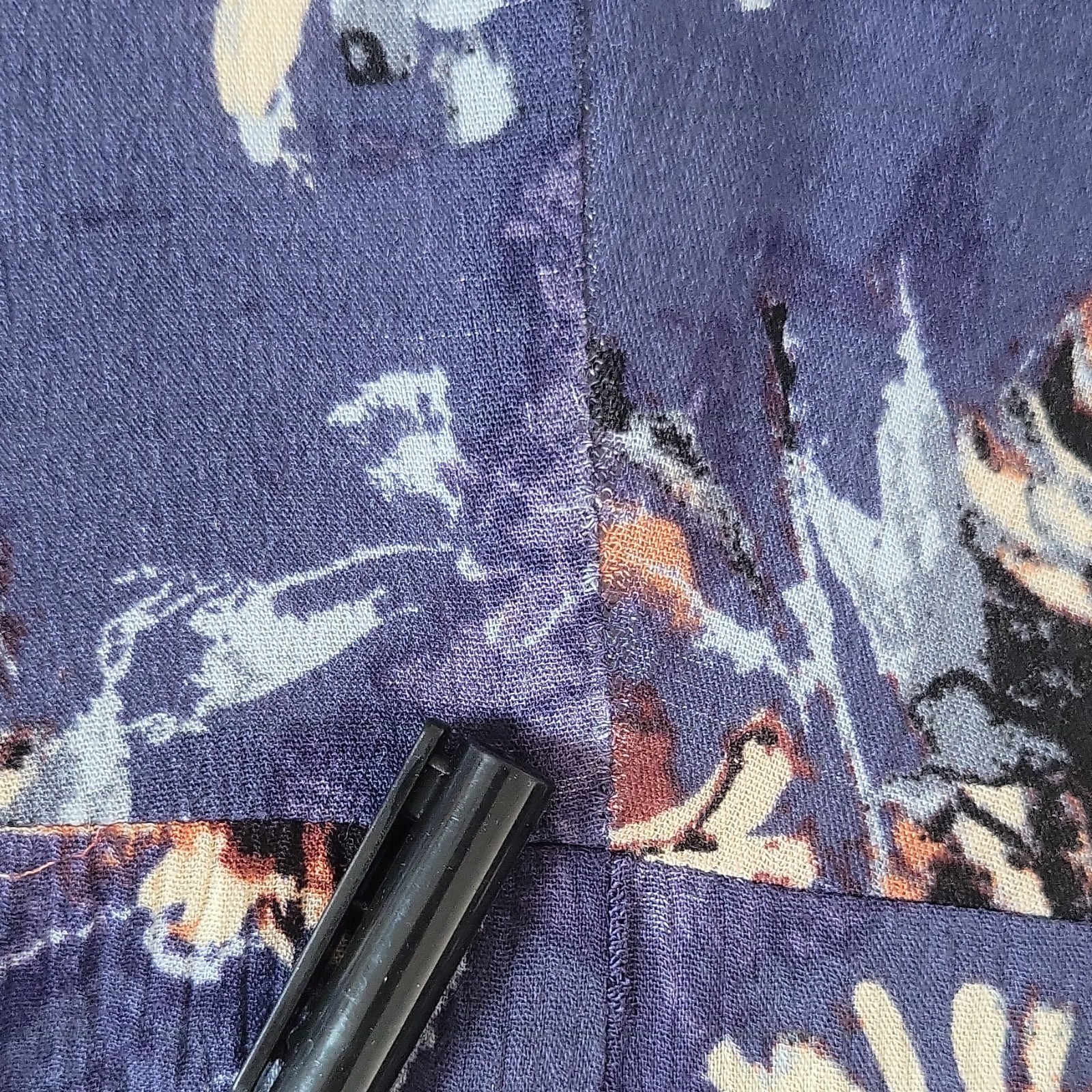 Rokoko L Periwinkle Floral Wrap Maxi Dress Boho Cottagecore Romantic Tie Waist