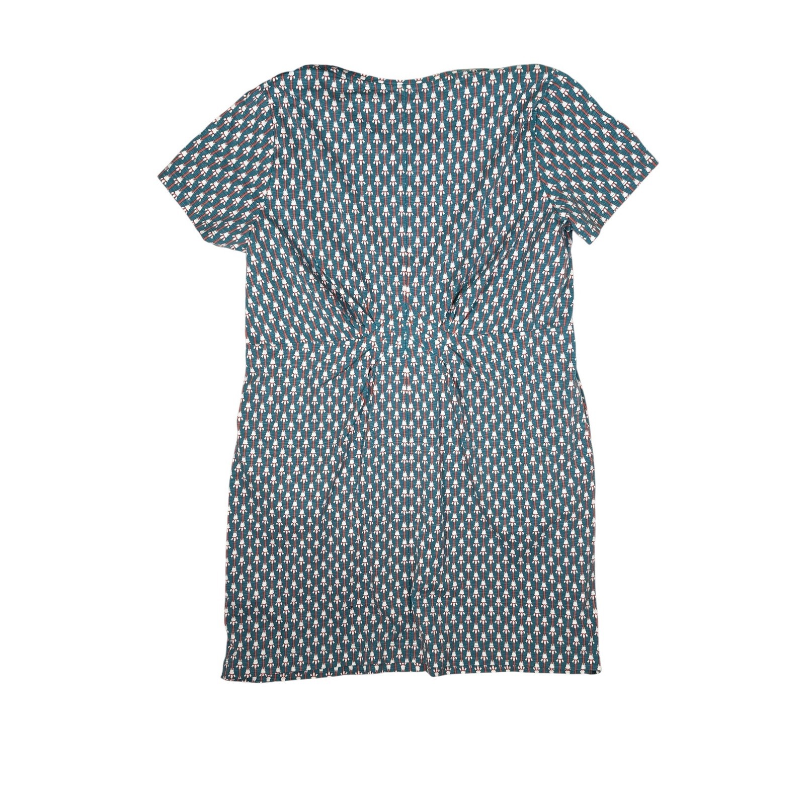 Duluth Trading Co Boho Ikat Print T-Shirt Dress XXL Soft Lyocell Cotton Stretch