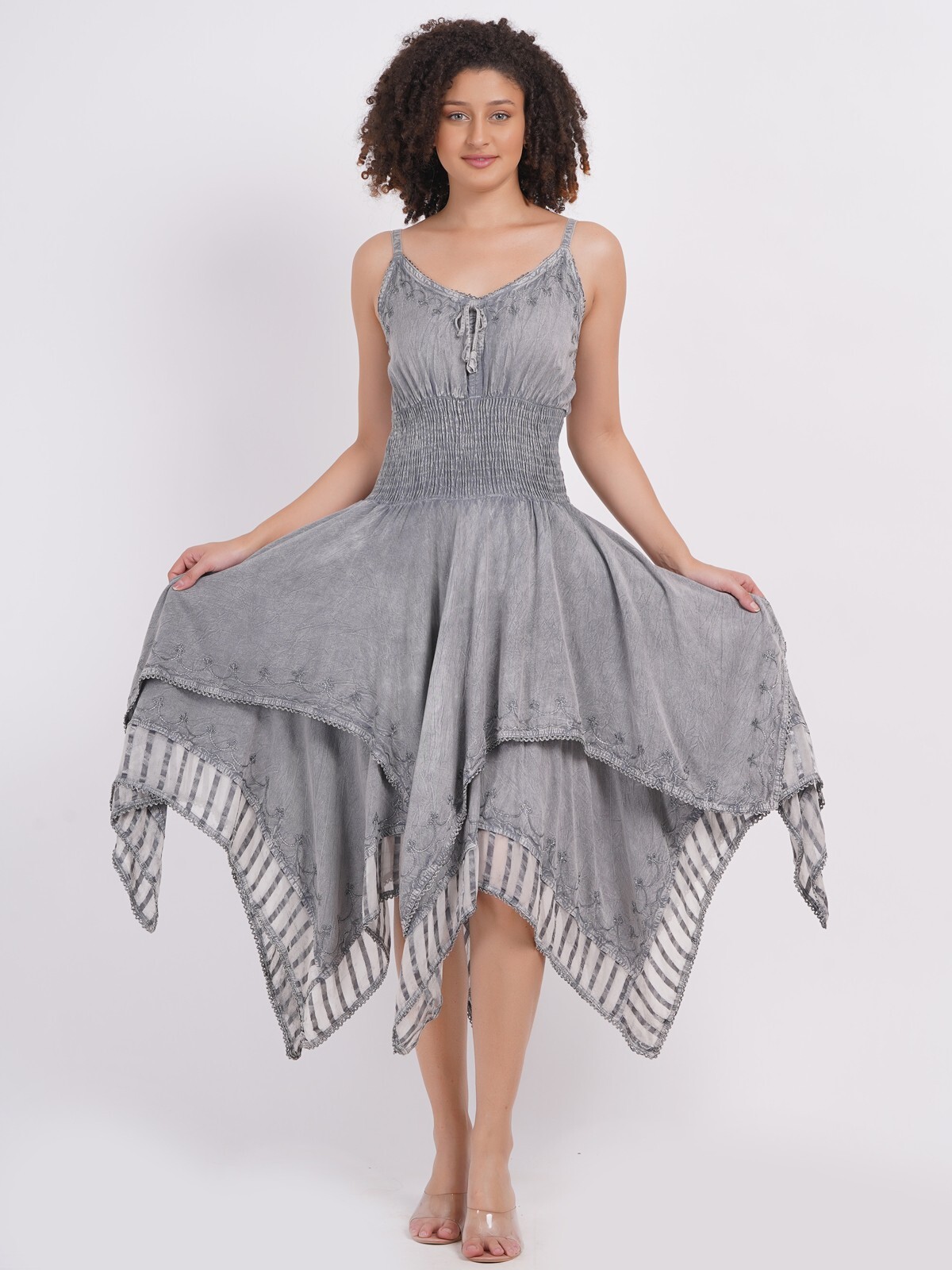 Women’s Asymmetrical high low Summer Fit & Flare Party Dress Pack of 10 Pcs MIX