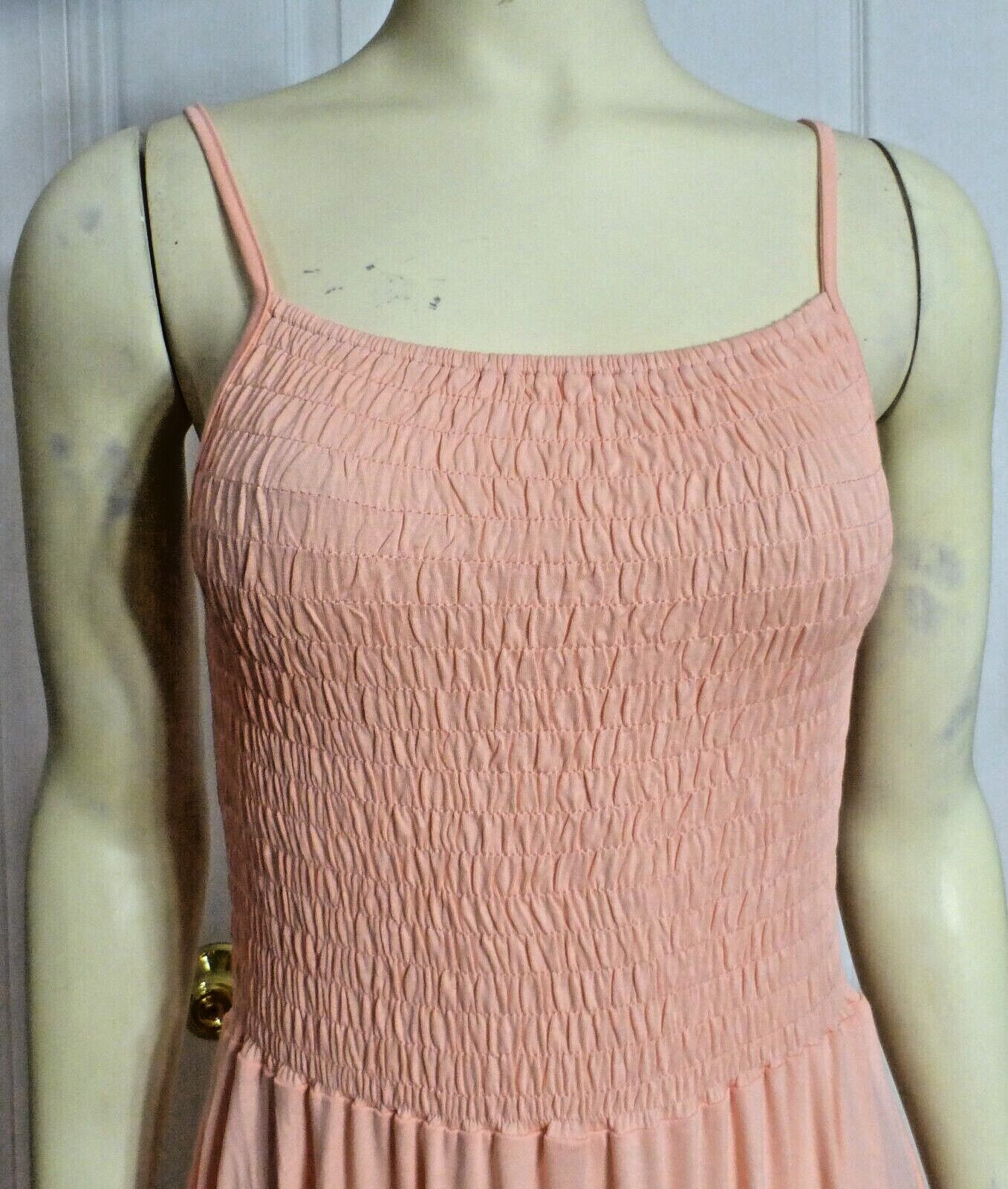SALE!!! ANGIE Smocked Sleeveless Dress, Peach, Various Sizes, NWT