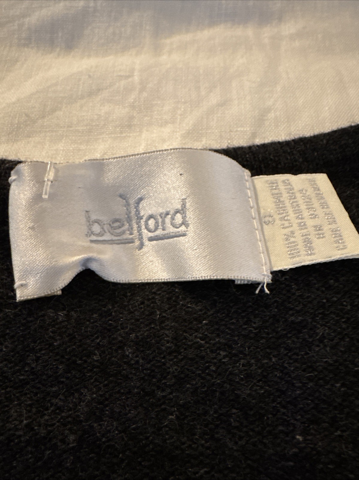 Belford Women’s Gray Cashmere Sweater Shift Straight Dress New NWT
