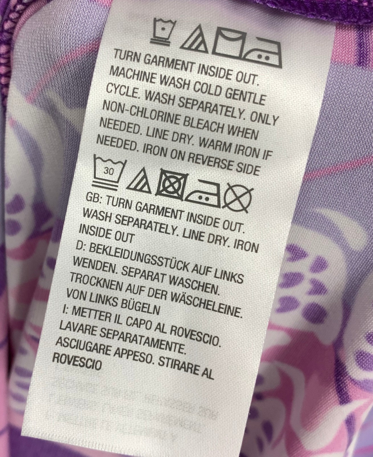 Bob Mackie Wearable Art Sz L Purple Maxi Caftan Dress Y2K Mrs. Roper Resort