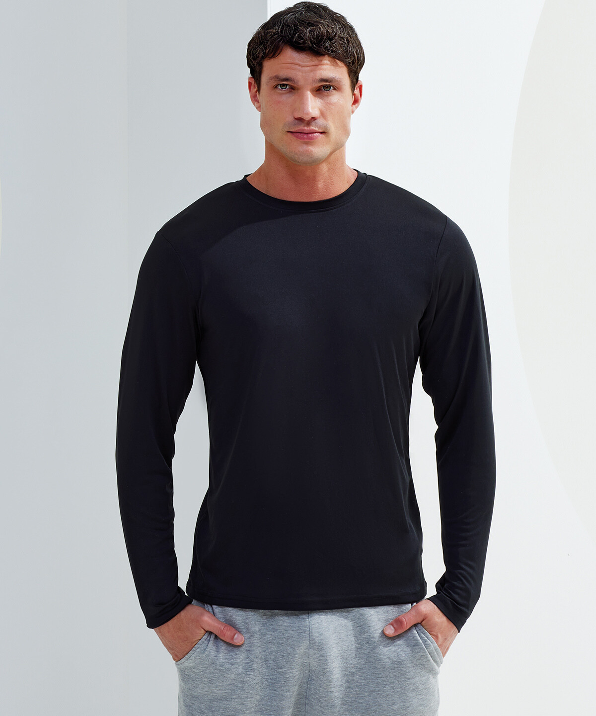 TriDri Long Sleeve Performance T-Shirt Sports Gym Top Training Workout Running