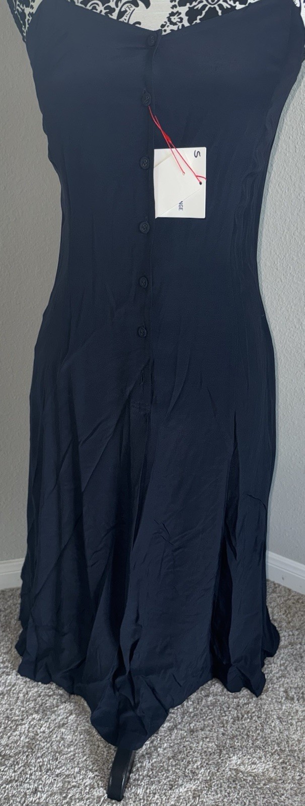 NWT UNIQLO x INES DE LA FRESSANGE PARIS Georgette Camisole Dress Sz XS SOLDOUT