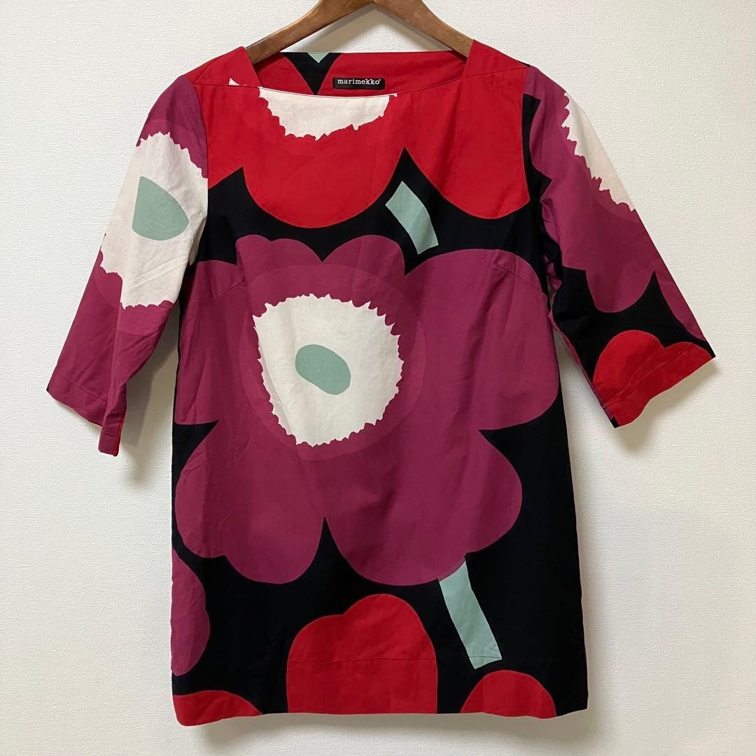 Marimekko Unikko Dress Size 34 Length 29.5 inches