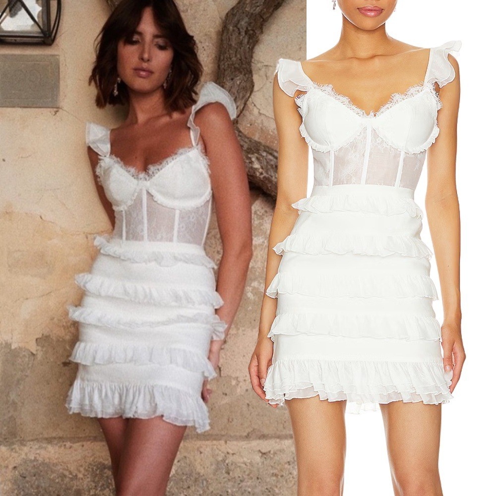 V. Chapman Fiorini Mini Dress 2 White