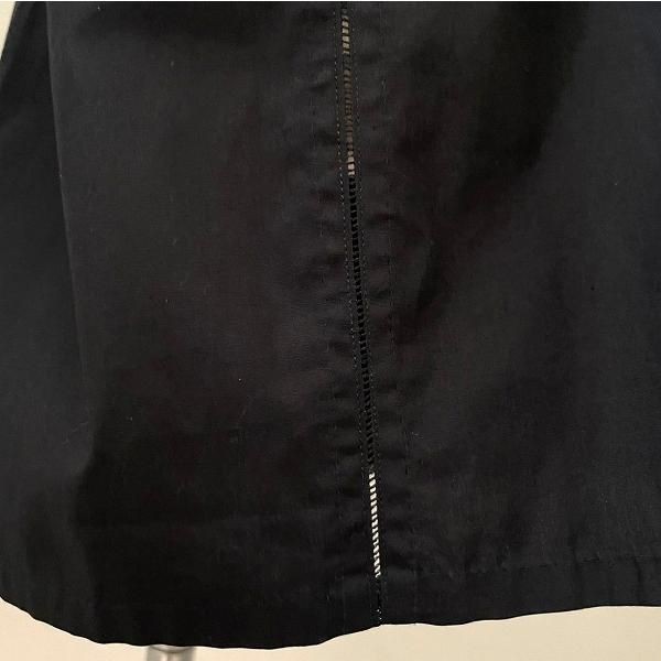 apc ASHA MDS Issey Miyake Tunic Black No Collar Button Women s 942277