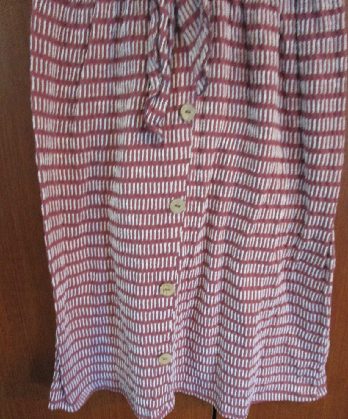 Caution to the Wind Summer Dress Medium Fabric Blend Bust 33 Length 37 in