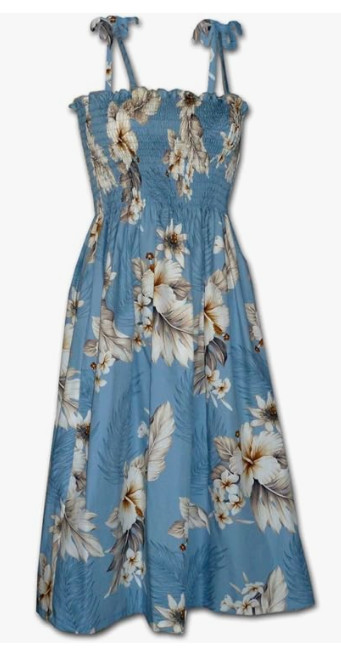 Pacific Legend Women’s Tube Floral Hawaiian Dresses (Various Prints)
