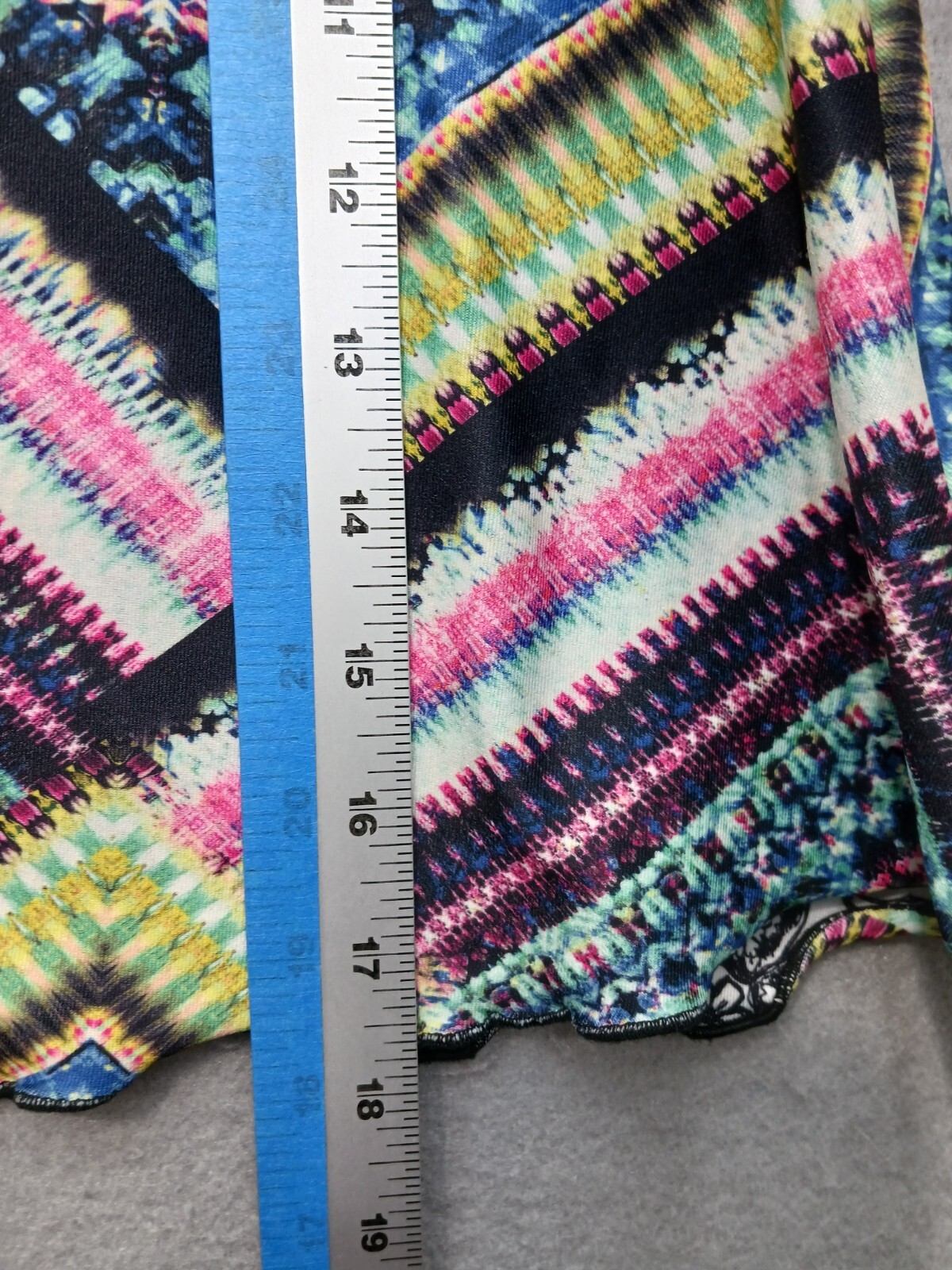 Unknown Sleeveless A-line Dress S Multicolor Geometric Print Knit Casual Party