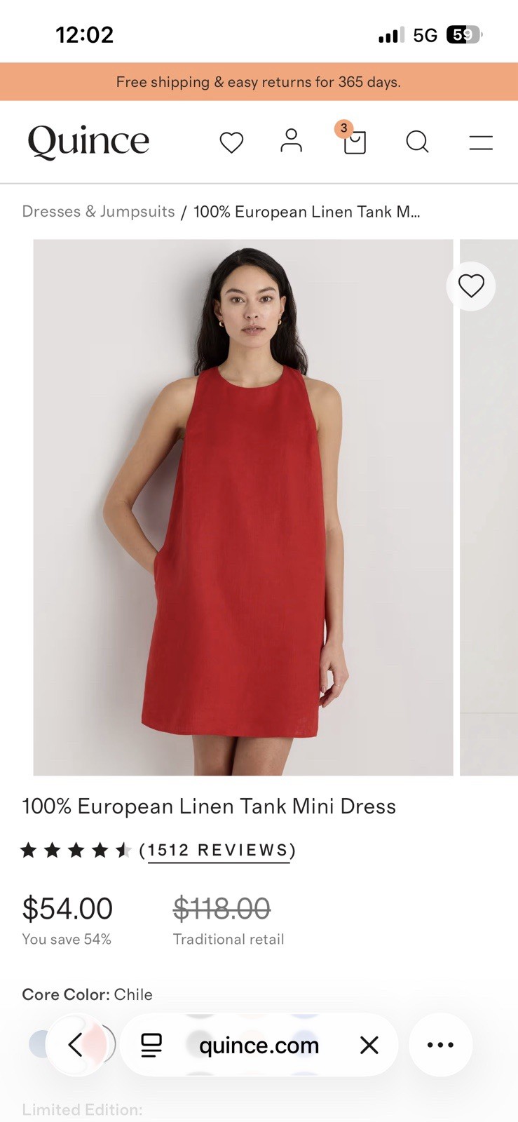 Quince Linen Red Dress Chili Small – Fab for Summer July 4th NWT NEW