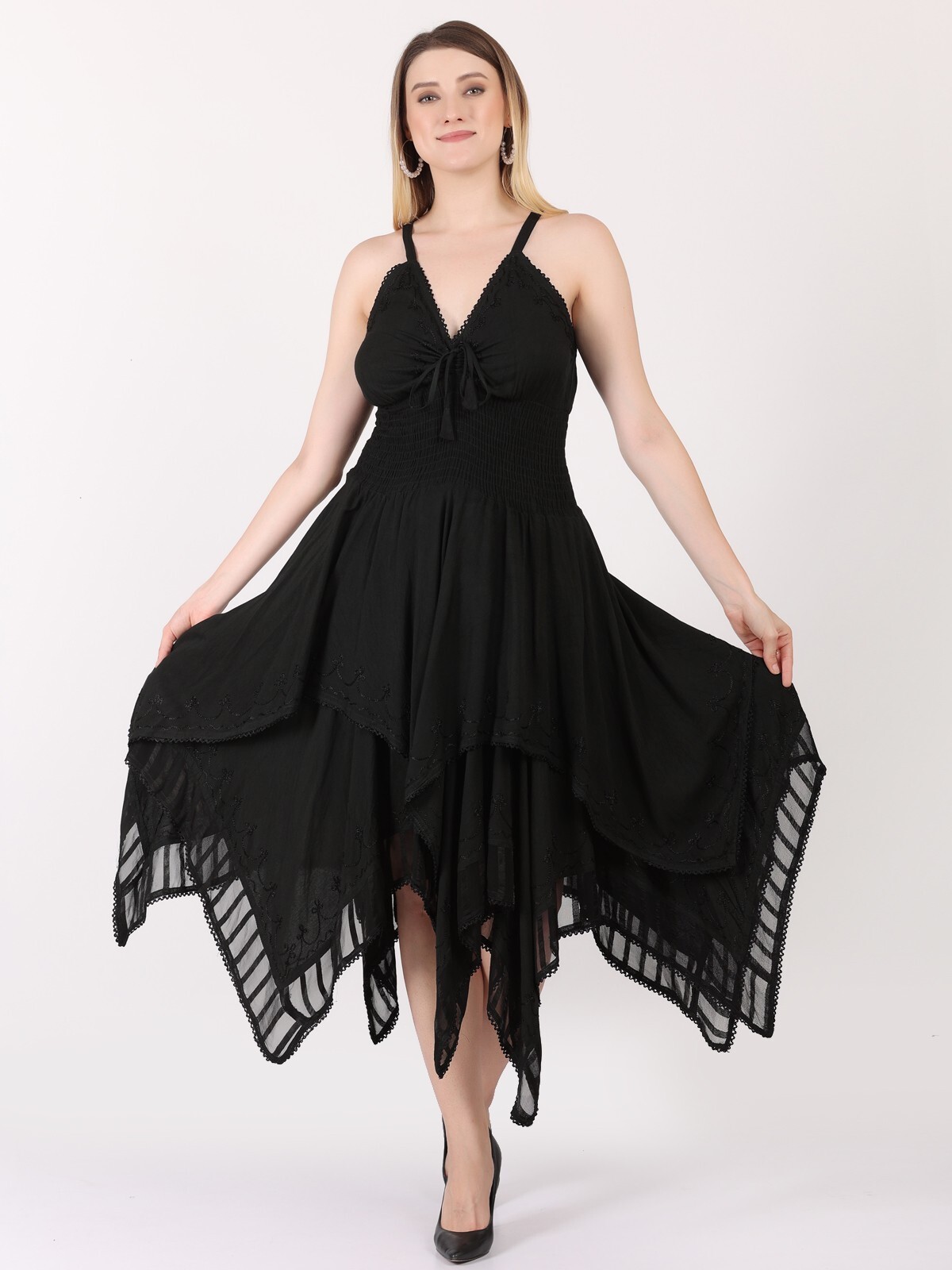 Women’s Asymmetrical high low Summer Fit & Flare Party Dress Pack of 10 Pcs MIX