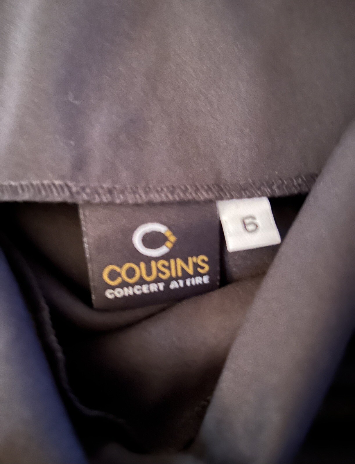 Cousins Concert Attire Black Cowl Neck Dress Size 6 Pippa Style 113 Cap Sleeve