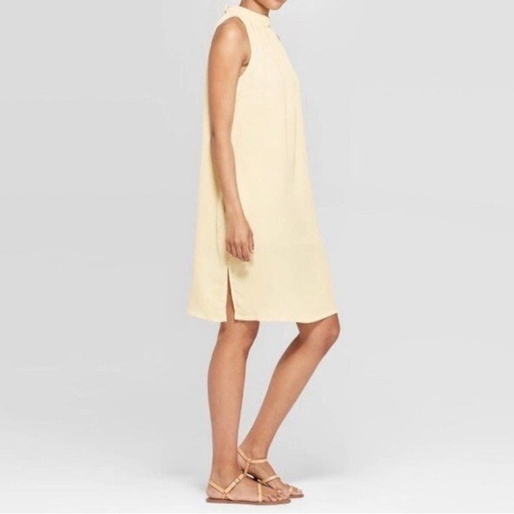 NWT Prologue Pale Yellow Sleeveless Dress