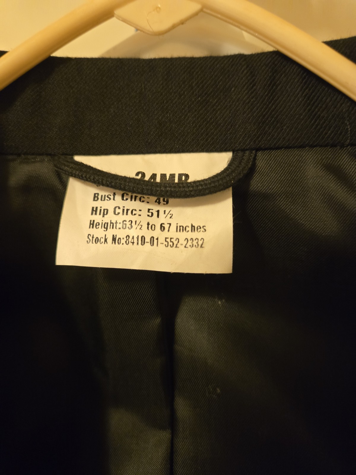 Women’s Service Dress Blue 24 MR Long Sleeve Button Front