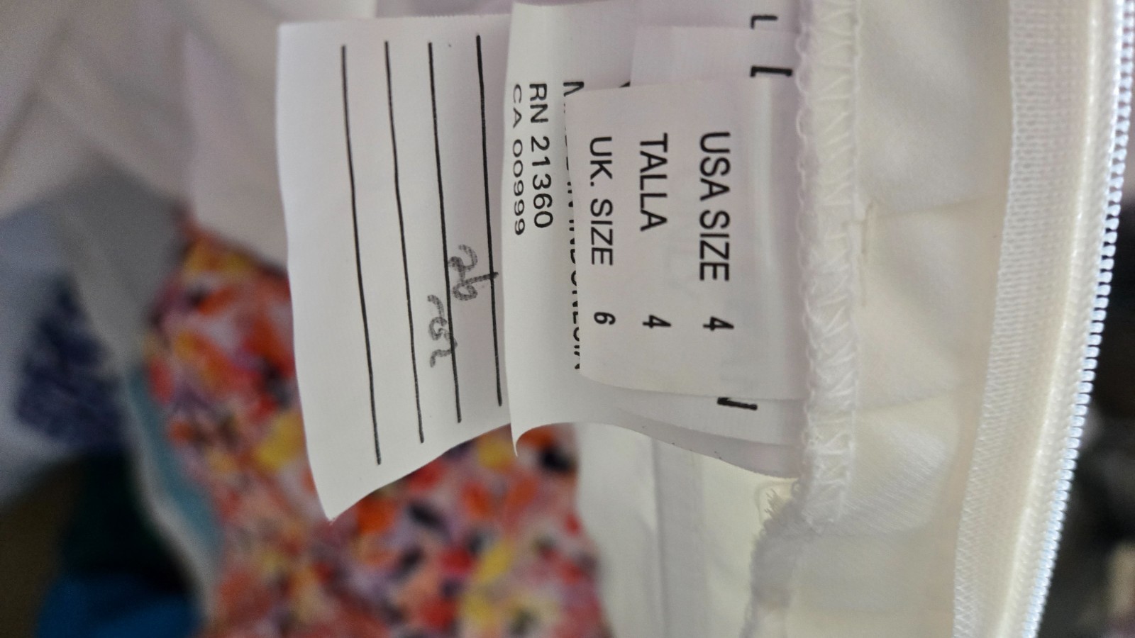 Mori Lee by Madeline Gardner ivory Strapless knee length cocktail Dress size 4