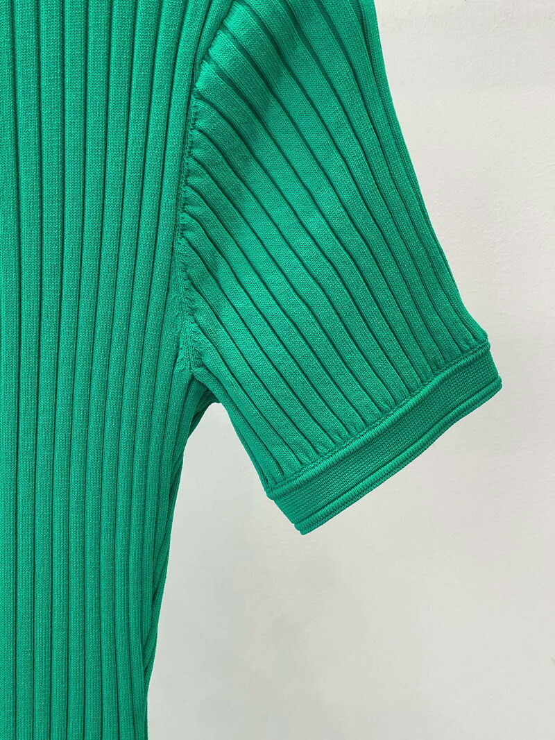 Sandro Black green lapel single-breasted Long dress Dress Women’s Clothing