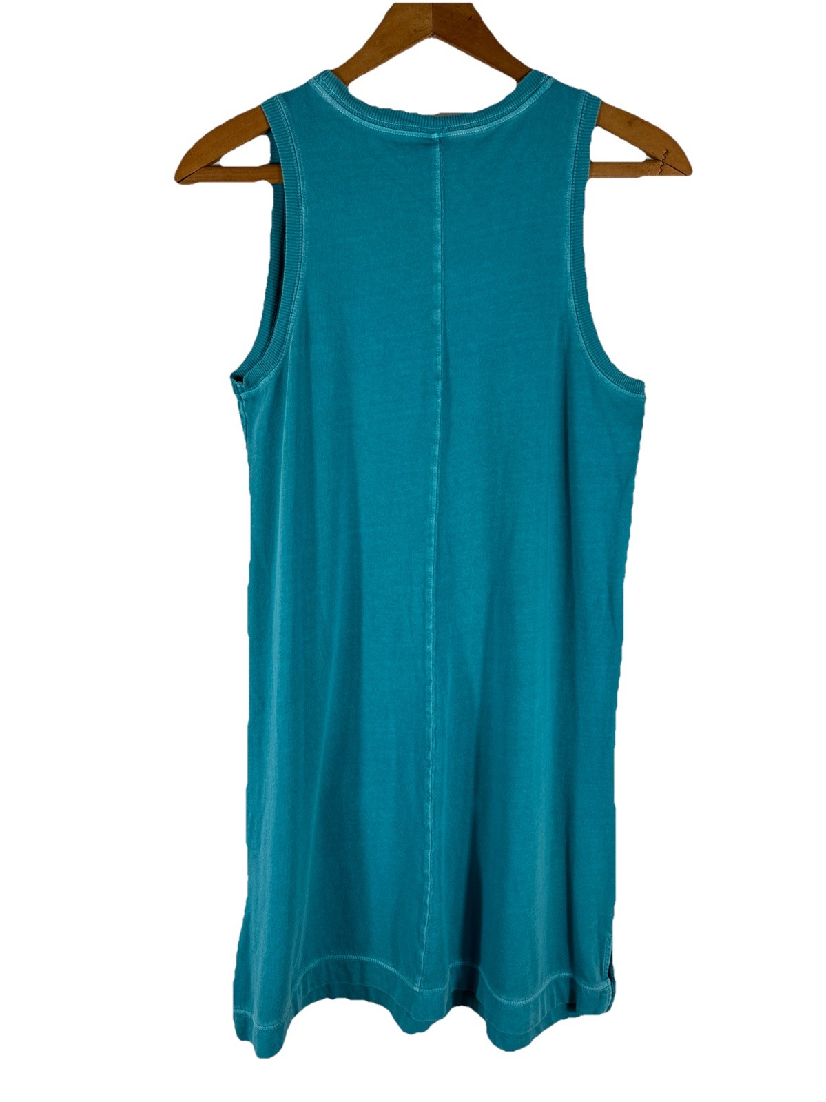 Old Navy T-Shirt Dress Teal 100% Cotton Mini Womens Casual Sundress Size S
