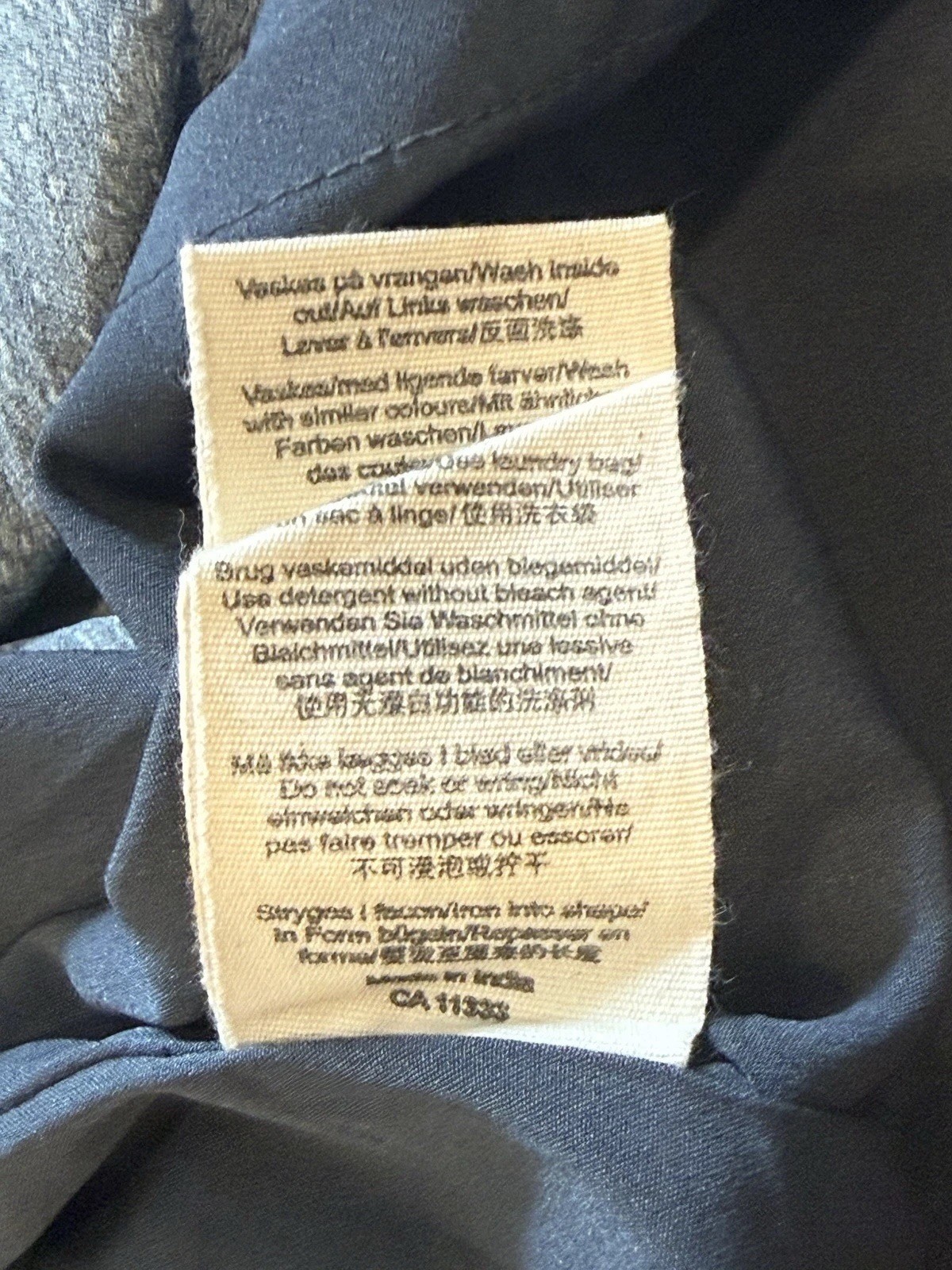 Rosemunde Copenhagen M NWOT Dress—lined Viscose Dark Abstract Feather Pattern