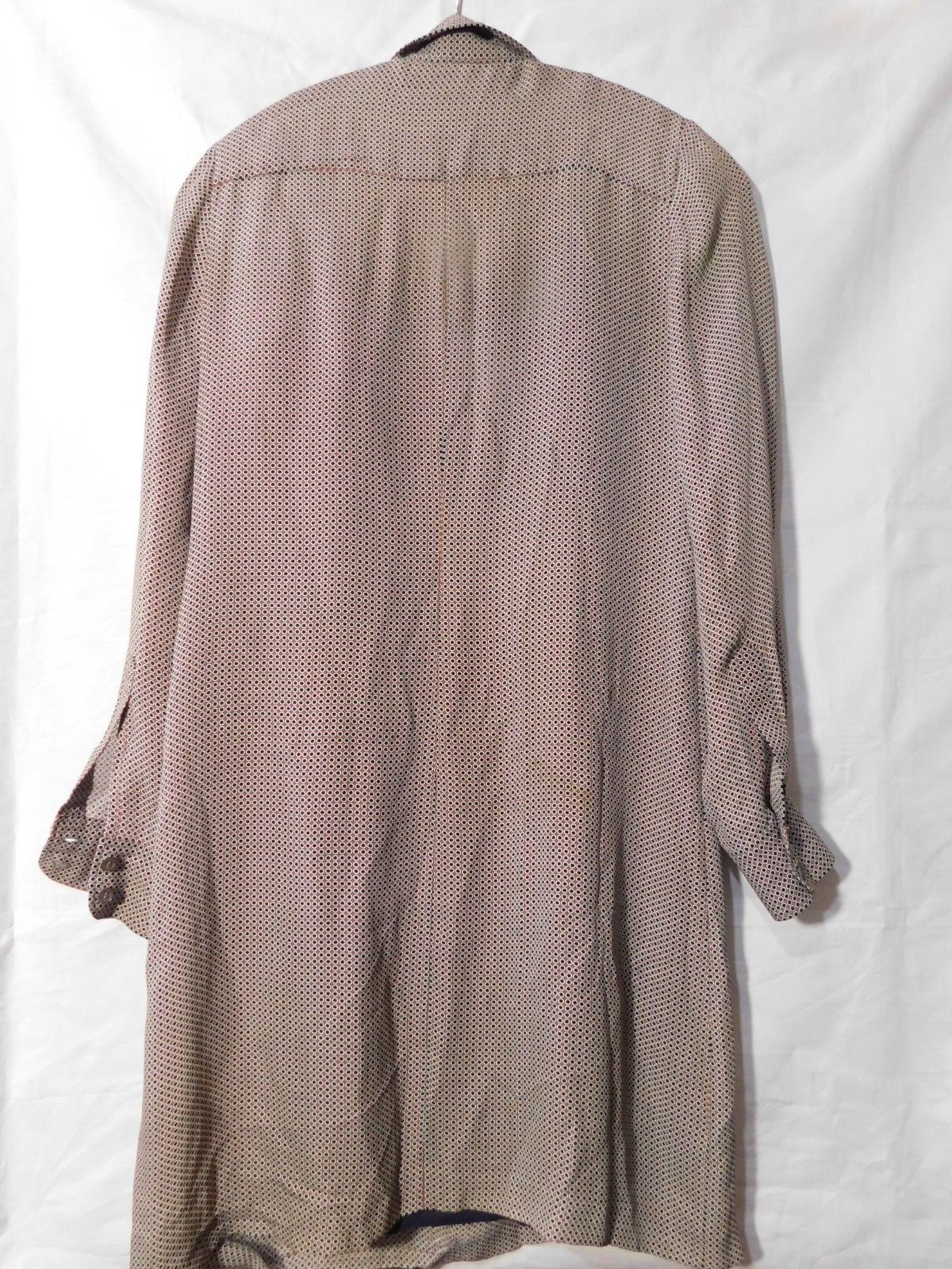 THEORY 100% Silk Carlisse Retro Dot Dress size 4
