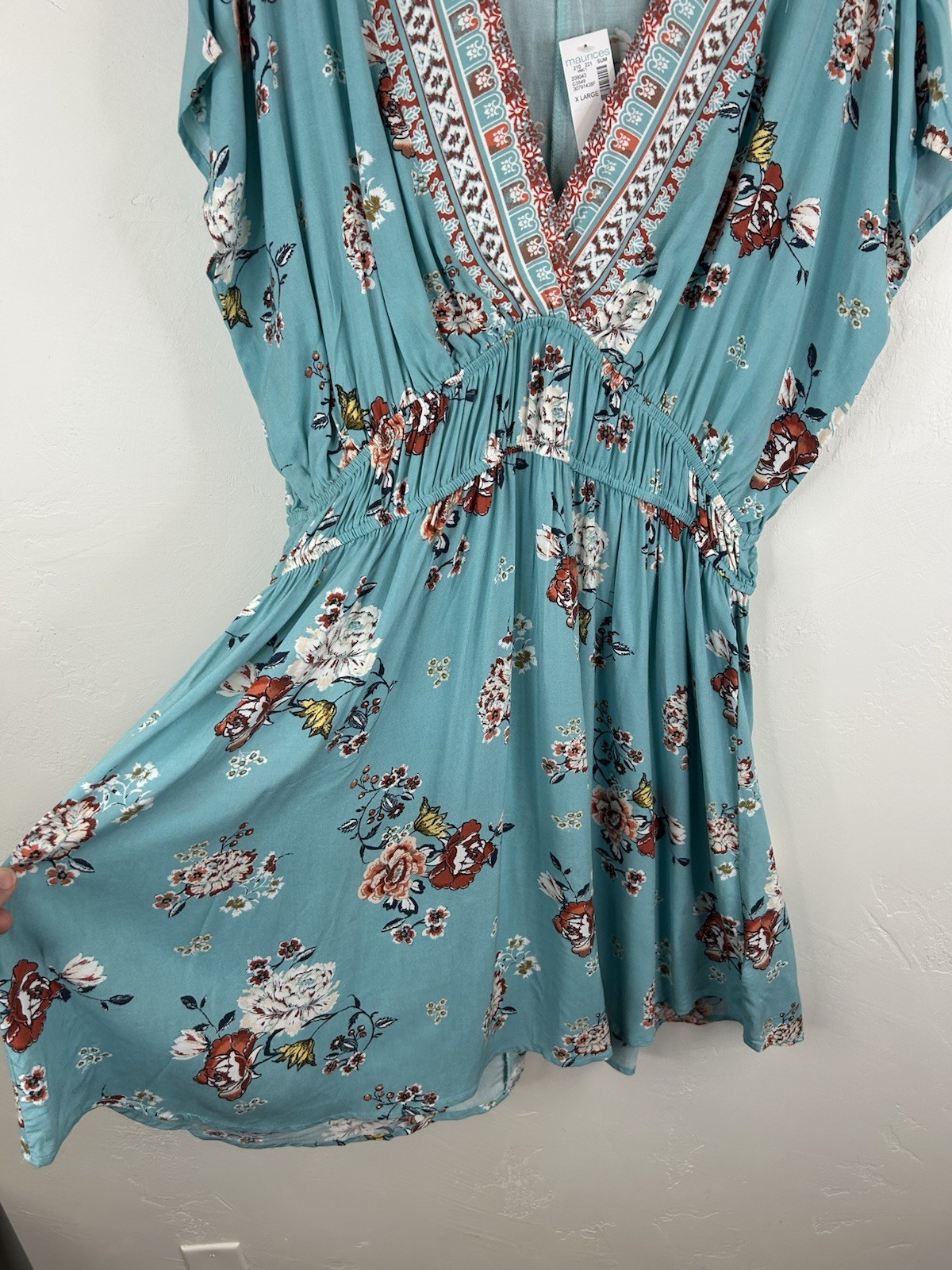 Bundle of 2 NWT Dresses Size XL Feminine Floral Ruffle Lightweight Flowy Boho