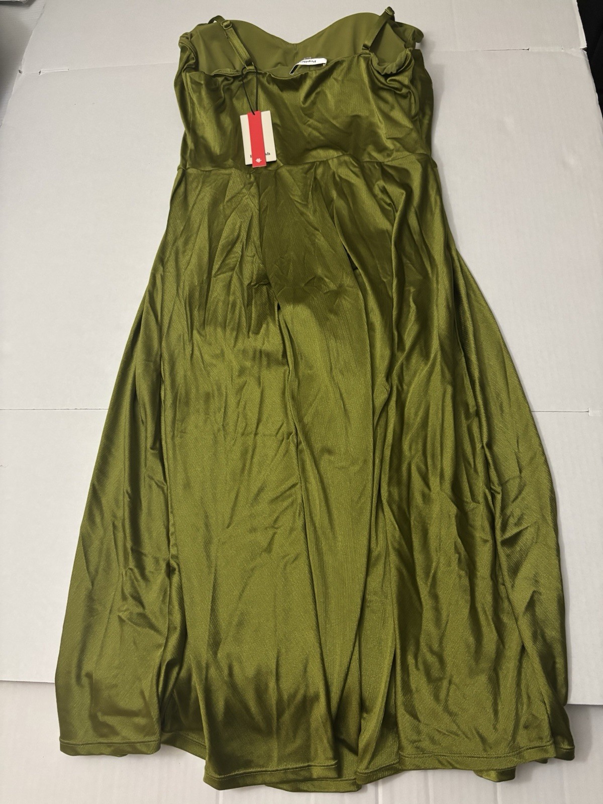 Popilush Shapewear Strappy Cowl Neck Fit & Flare Midi Dress Size XXL