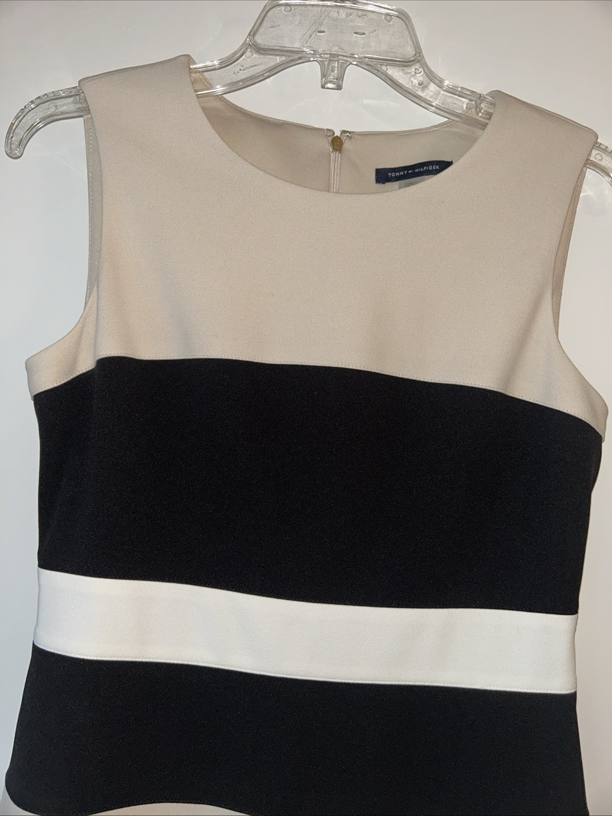 Tommy Hilfiger Colorblock Sheath Dress Ballerina Pink / Sky Captain / Ivory 4