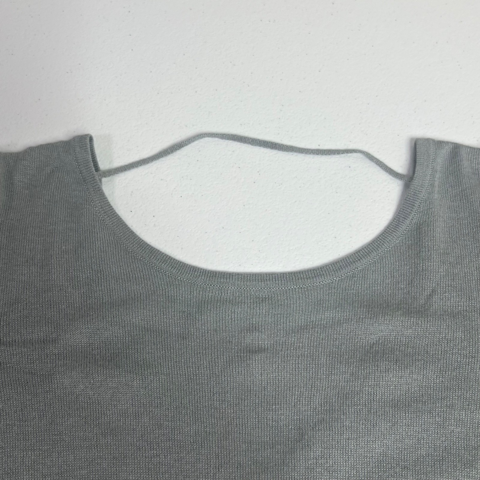 Hoss Intropia Silk Cashmere Blend Sweater Dress Womens Small Gray Batwing Sleeve