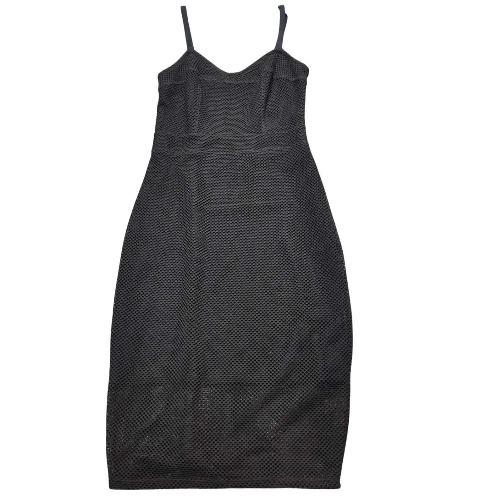 Sheath Dress Express Size 0 Womens Black Mesh Overlay Bodycon Sweetheart