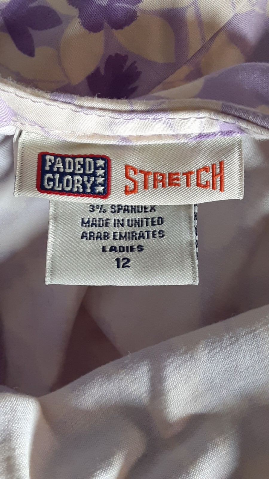 Faded Glory Woman’s Dress Size 12, Sleeveless, Zip, Above Knee