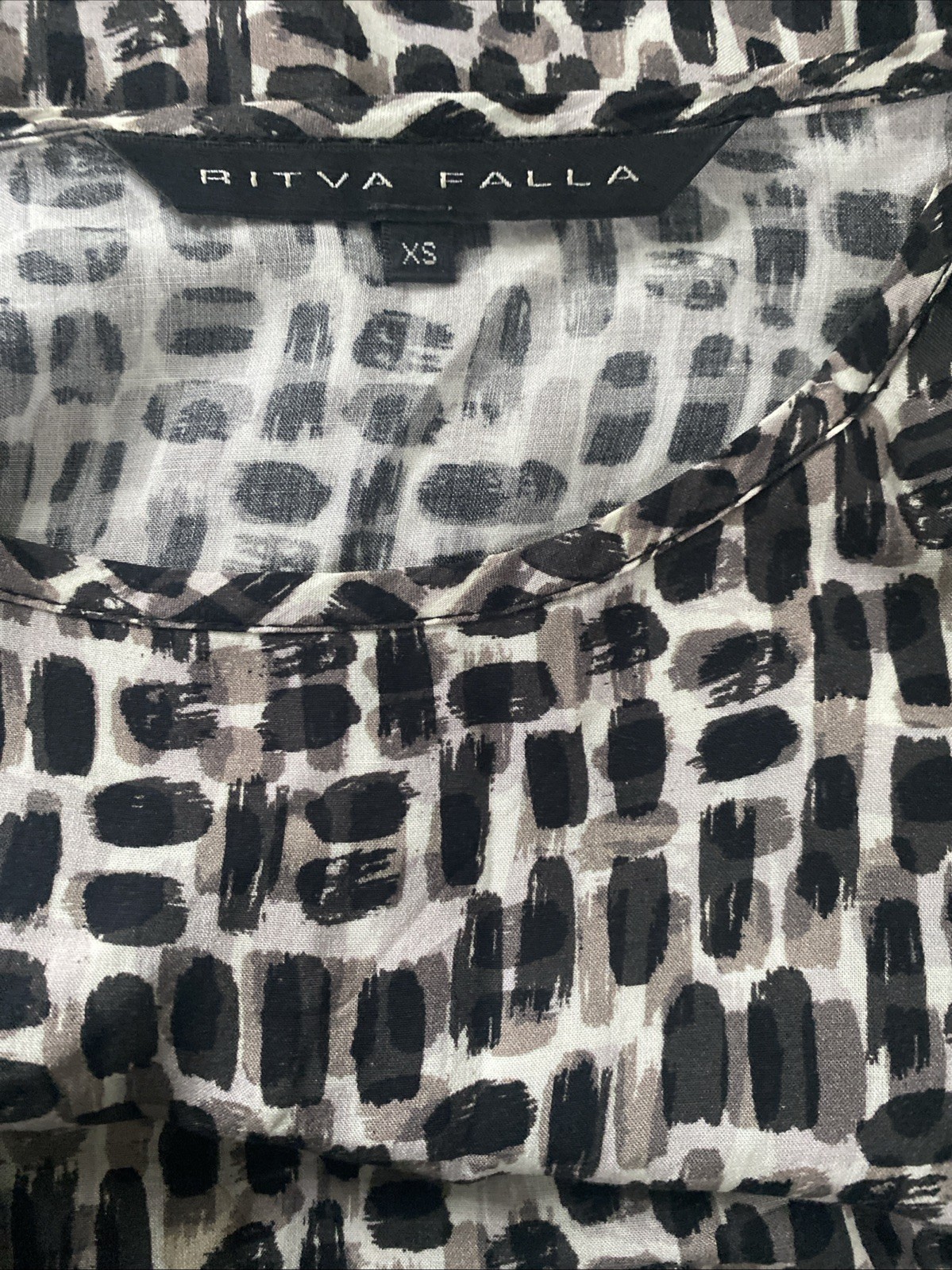 RITVA FALLA Dress Sz XS Lagenlook Minimalist Finland