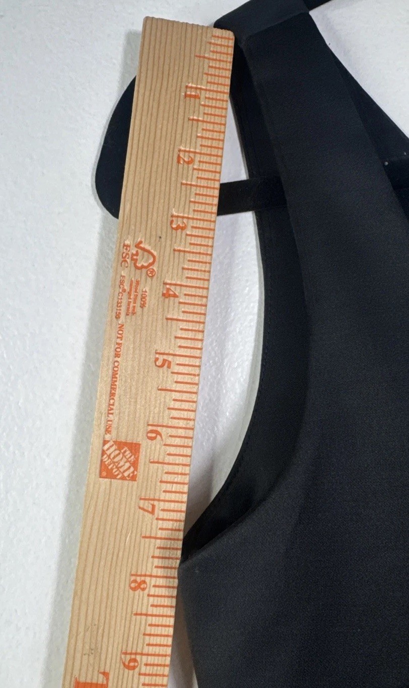 Ann Taylor Cocktail Dress Sz 8 USA Sleevless Timeless Black Classic Minimal Chic