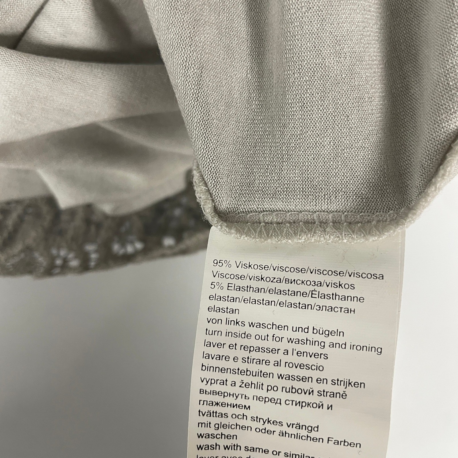 Boho Embroidered Tunic Dress Womens 20 Gray Lace Crochet Lagenlook Cottage