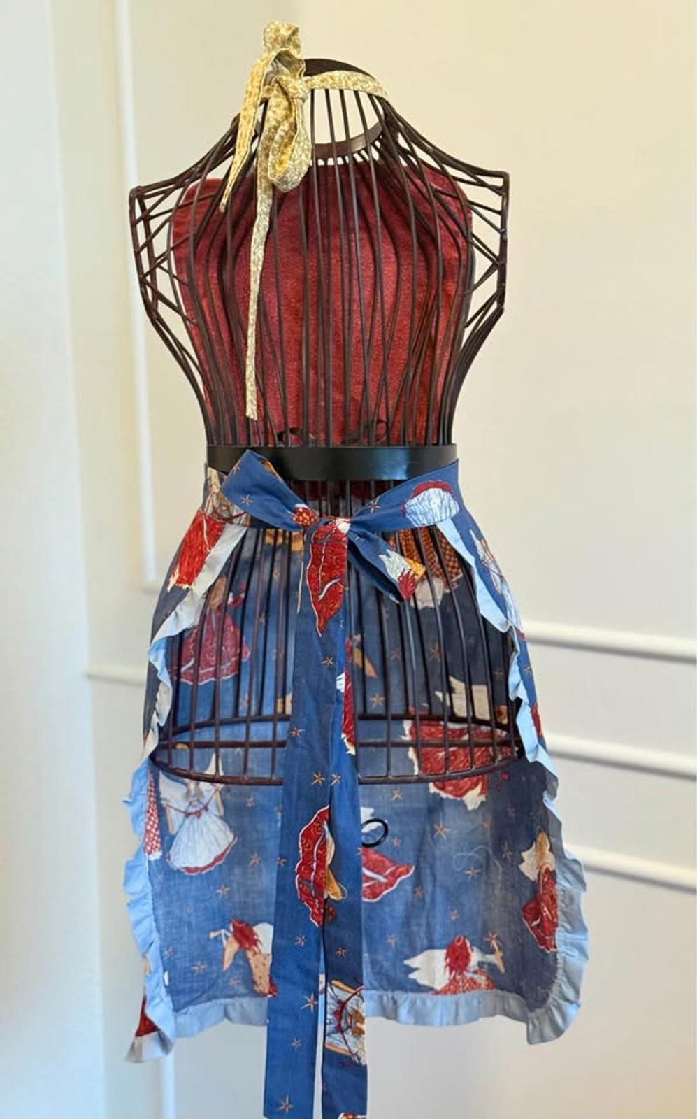 Vintage HandMade Christmas Apron