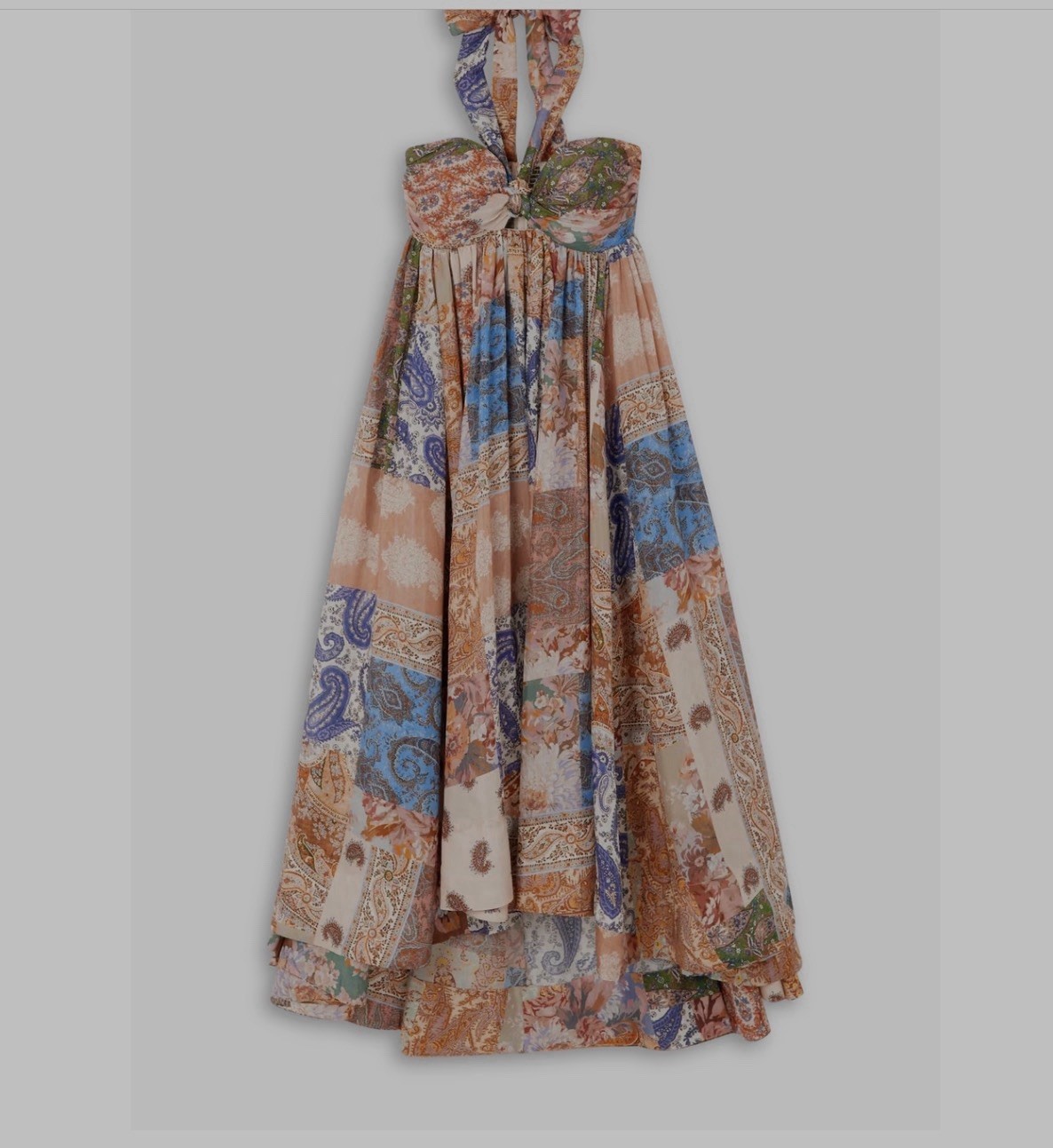 New with tags,authentic Zimmerman Devi halter maxi dress size 3 (US M-L)