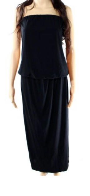 Soul Harmony Energy Women Maxi Dress Black Size M 0739