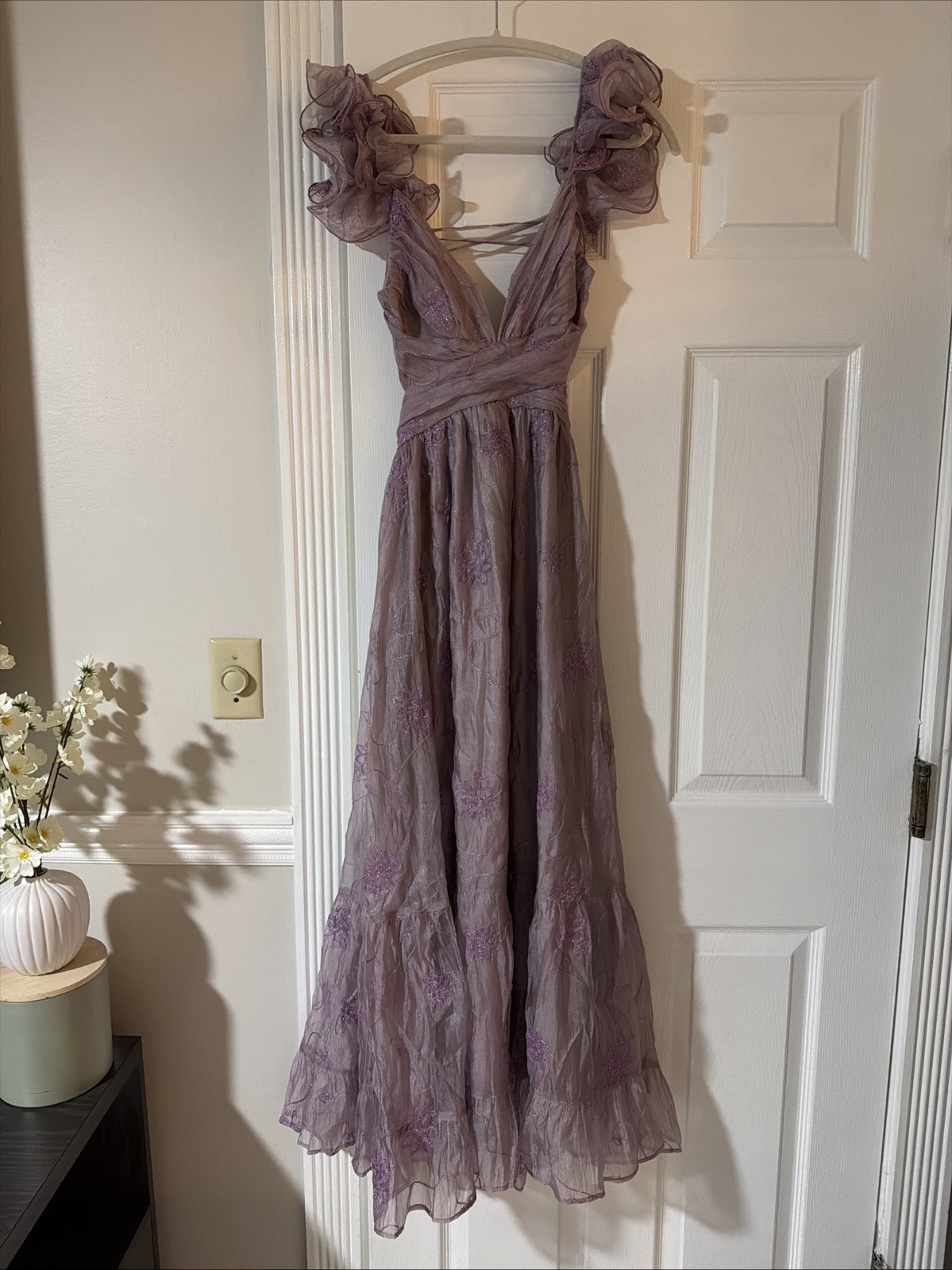Petal & Pup Harmony Maxi Dress Lilac XS