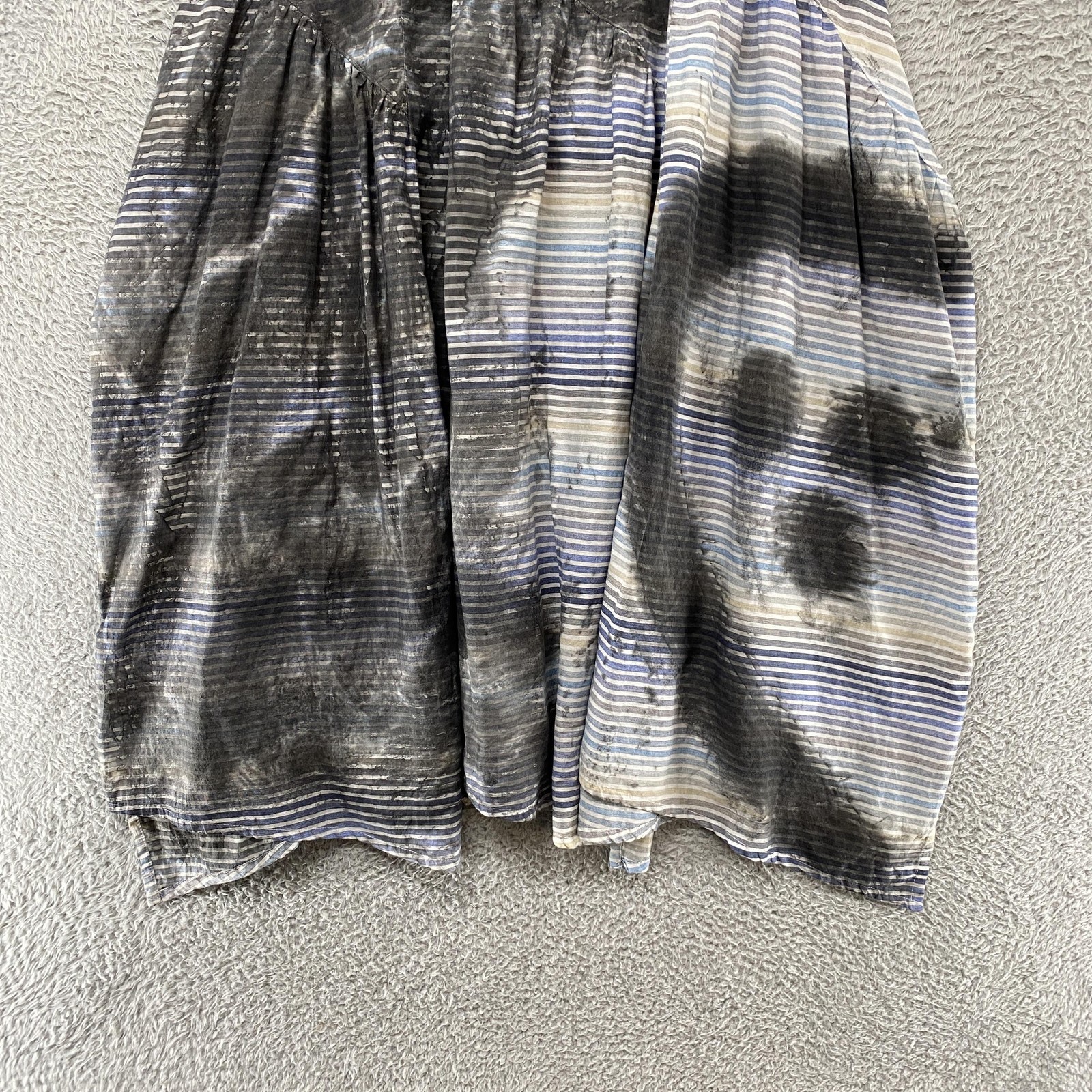 Dress To Kill Midi Dress Womens One Size Tie Dye Stripe Trapeze Lagenlook Boho