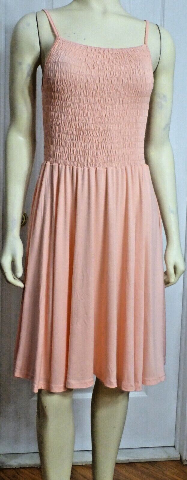 SALE!!! ANGIE Smocked Sleeveless Dress, Peach, Various Sizes, NWT