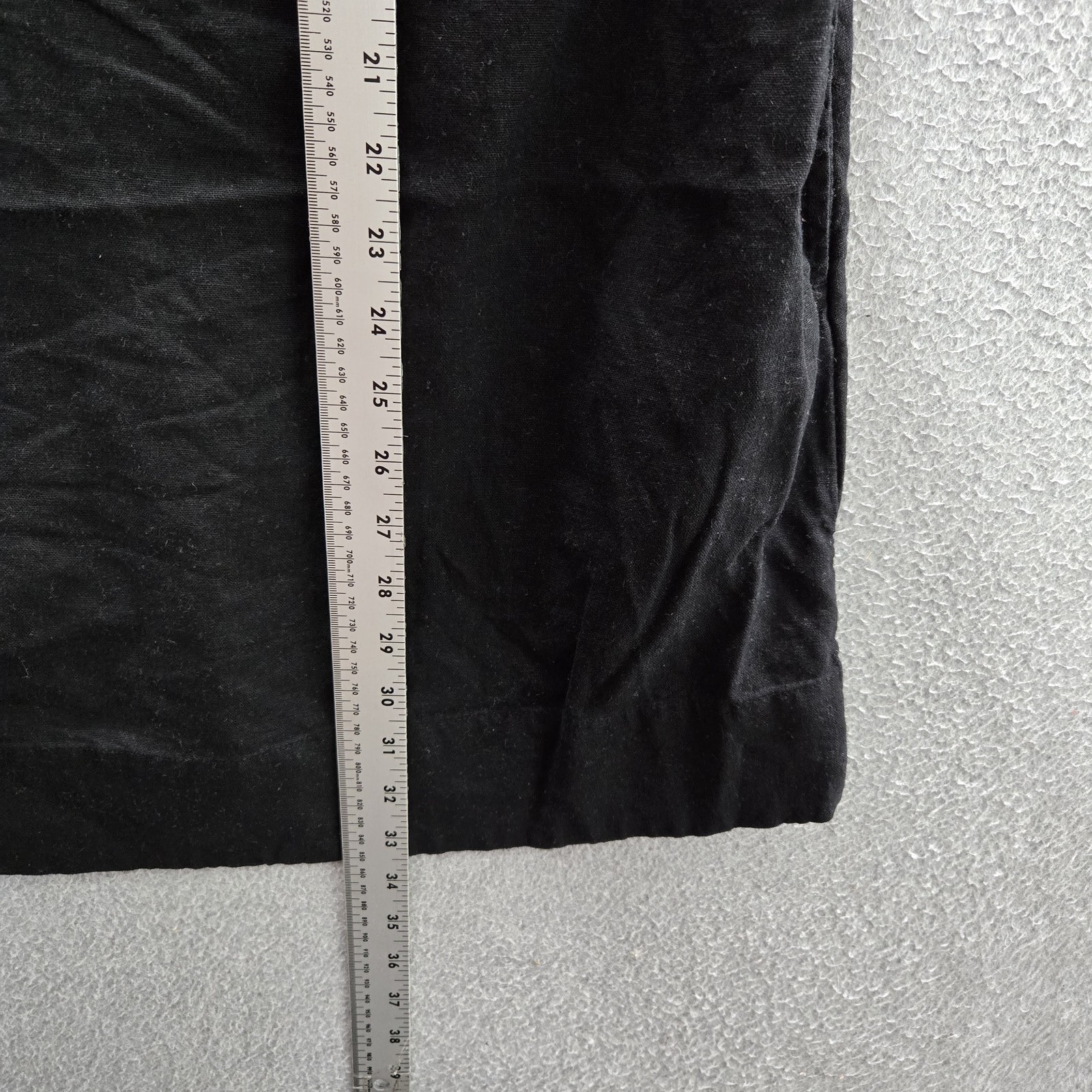 Old Navy Women Dress L Black Linen Rayon Shift Sleeveless Tank Coastal Beachy