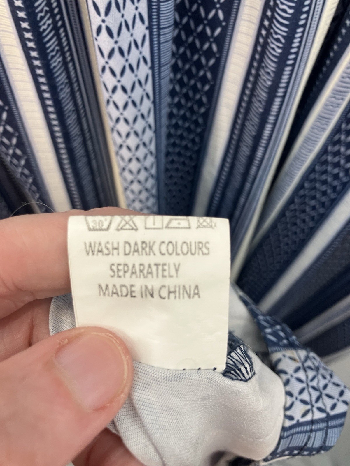 Ouges V-Neck Blue/White Striped Maxi Dress w/Pockets-Soft & Comfy-Festival Boho