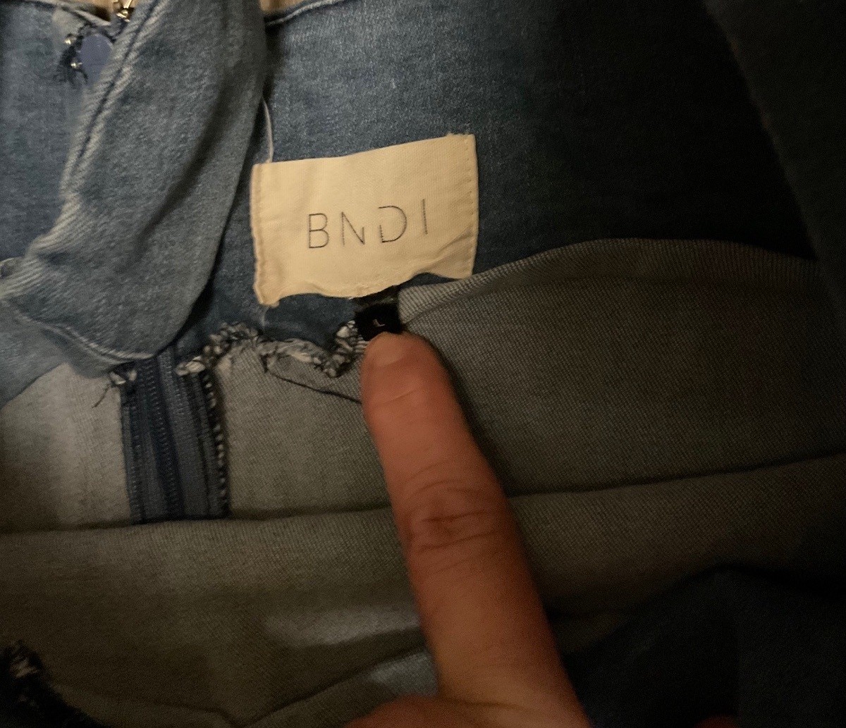 BNDI Denim Sleeveless Mini Dress