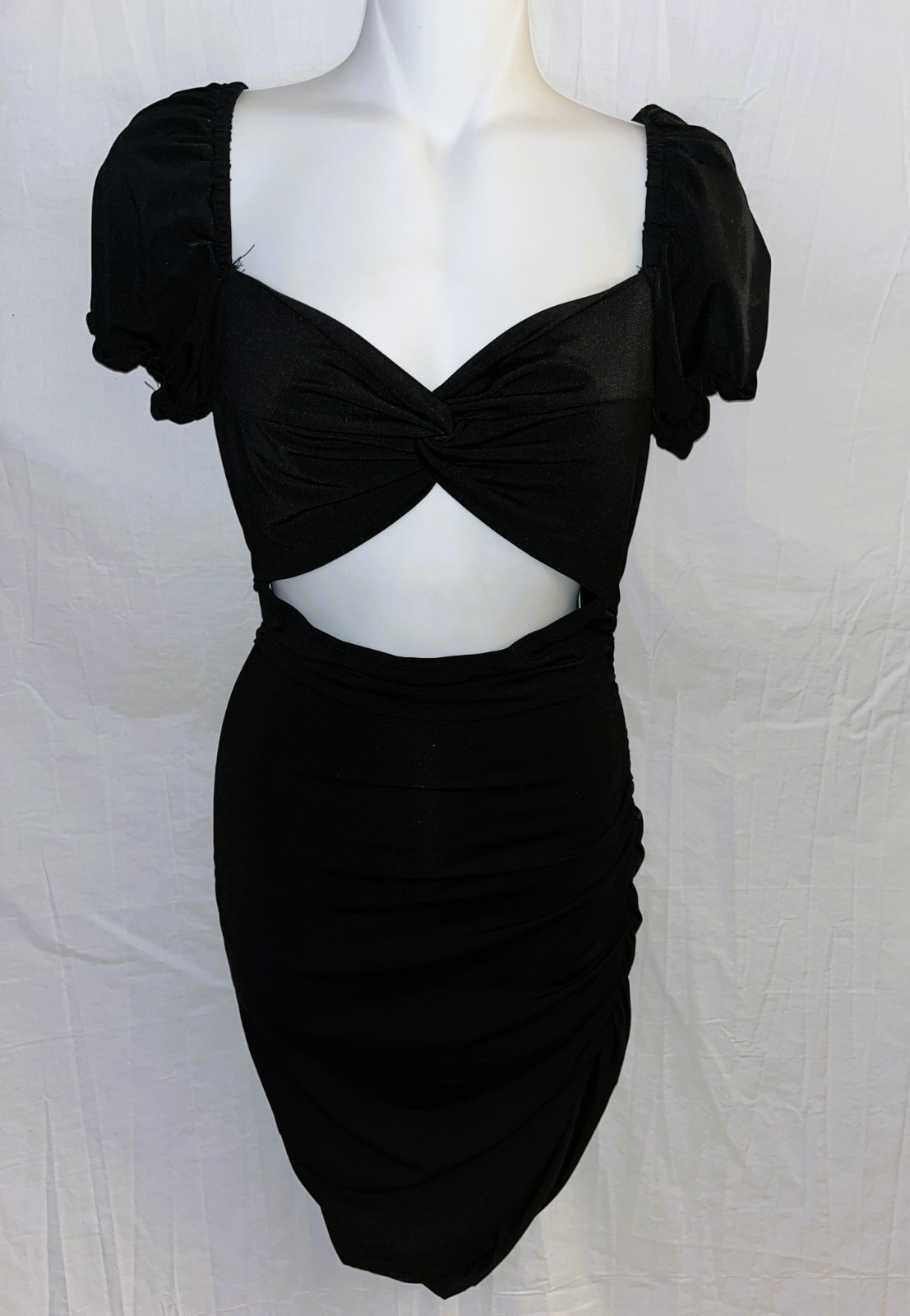 Lot of 5 Mini Cocktail Dresses- Size 4-6 (S/M)- Black and Red- Various Brands