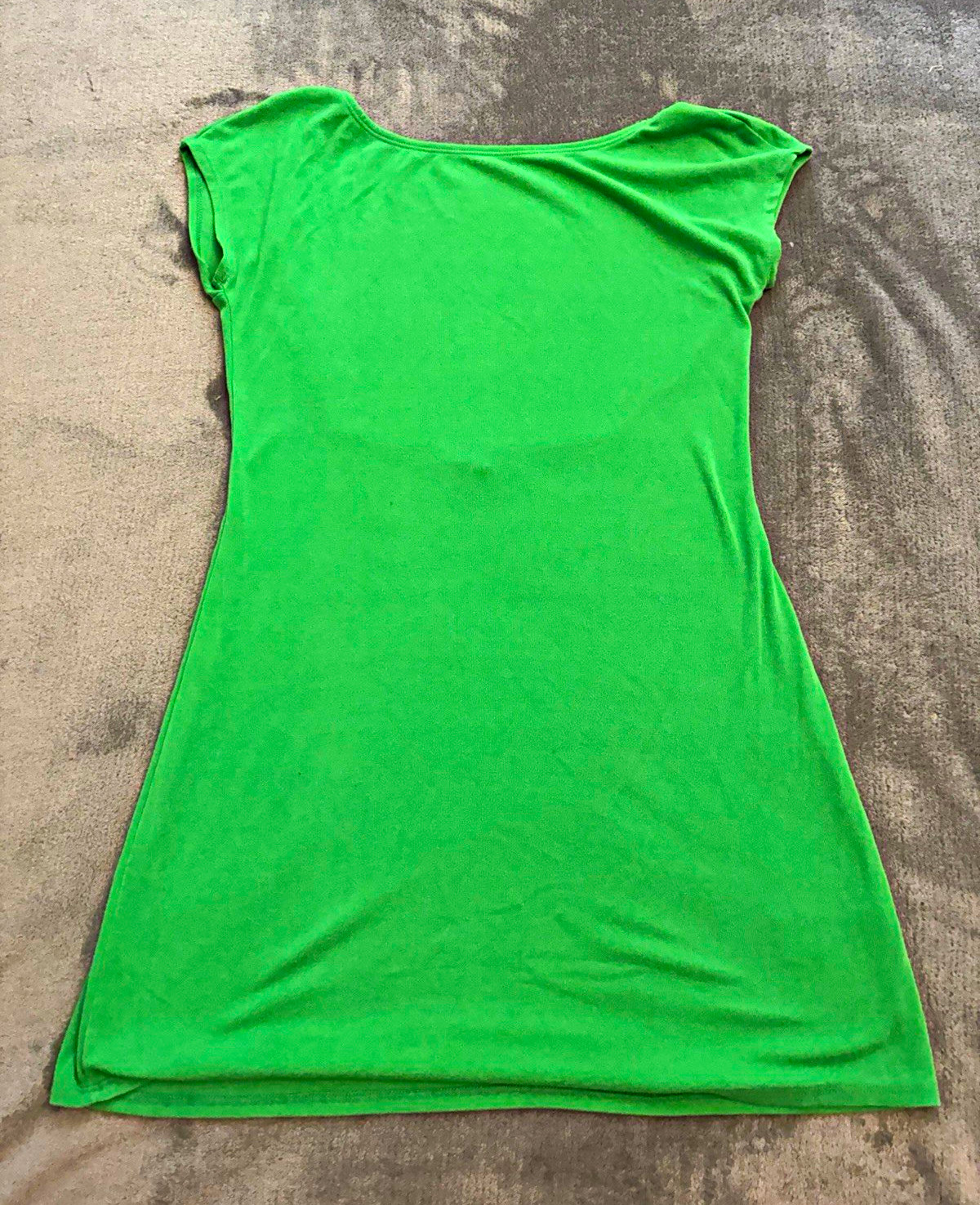 Free People Beach Low Back Green Mini Dress