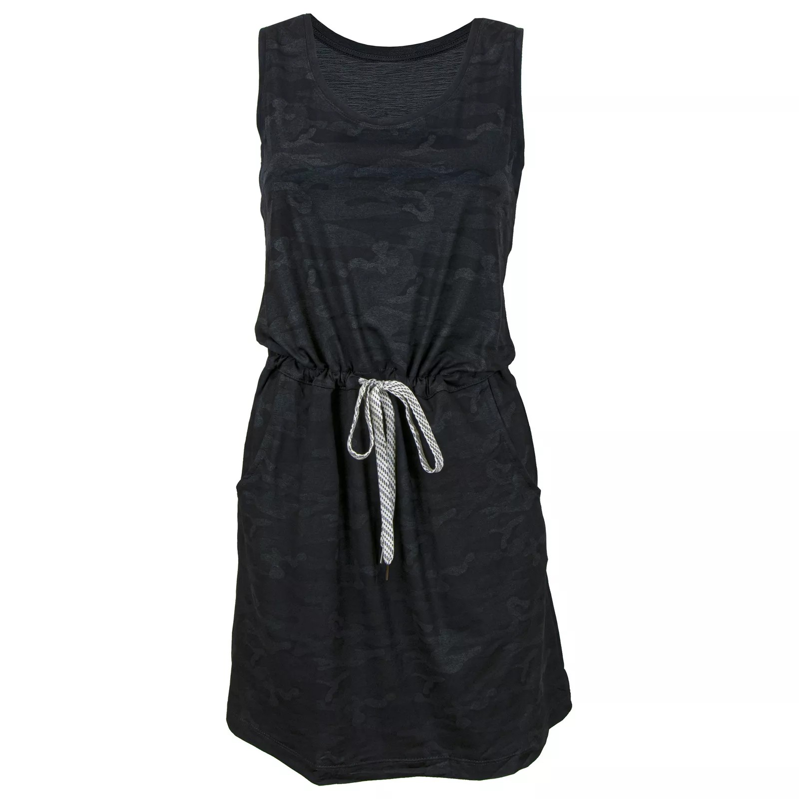 Member’s Mark Women’s Favorite Soft Pullover Dress Black Camo, Size Medium