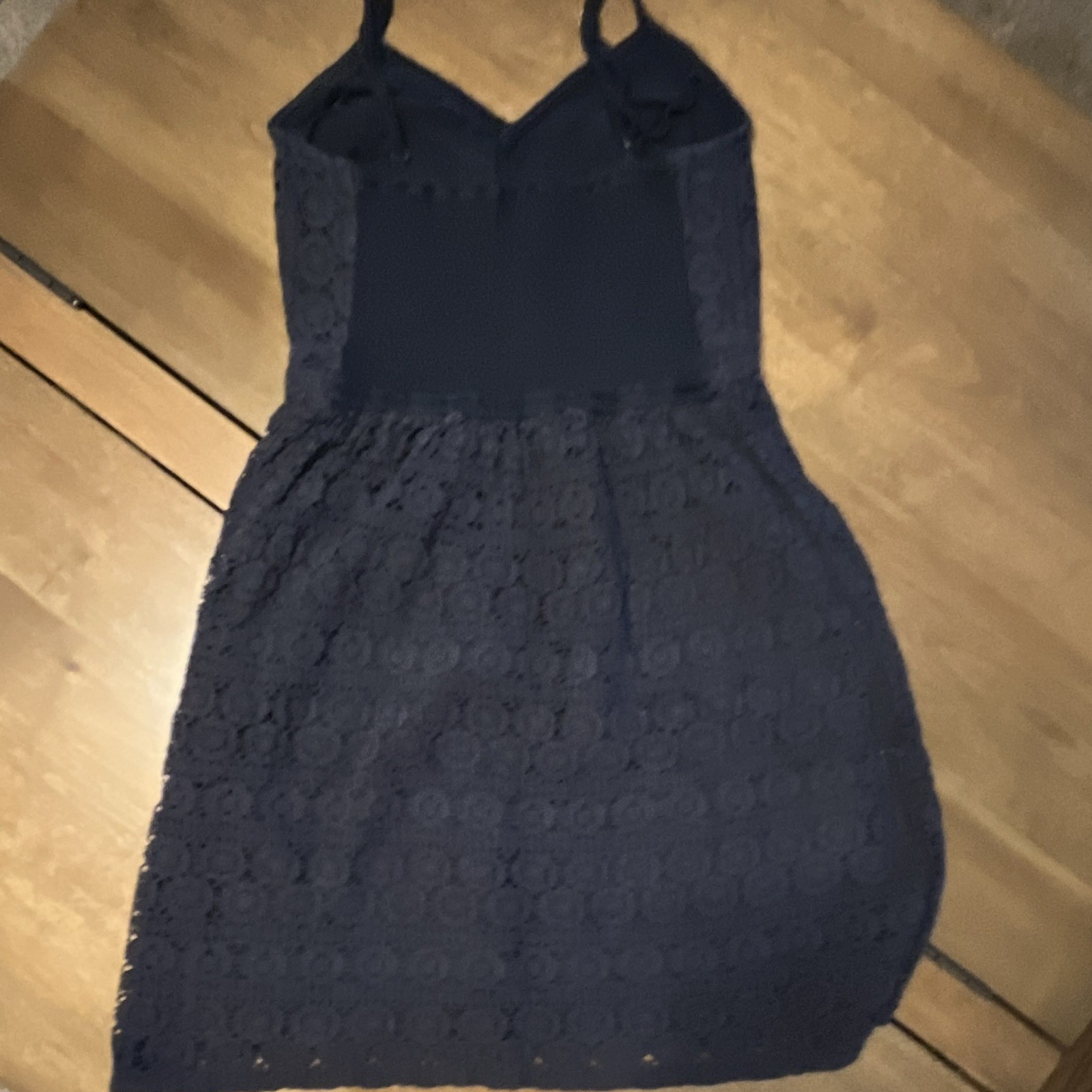 Abercrombie & Fitch Women’s Black Lace Mini Sundress Sweetheart Strappy XS